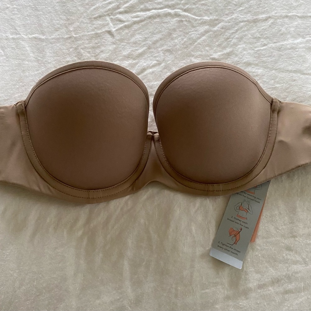 Third Love | Classic Strapless Bra | Nude | Size 34B